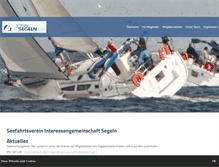 Tablet Screenshot of ig-segeln.at